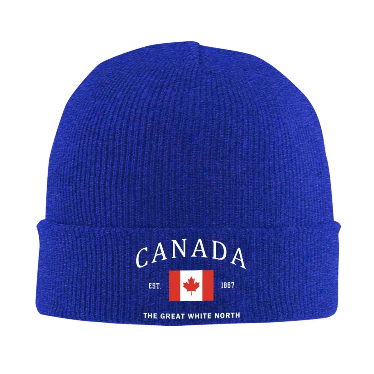 Canada Flag Skullies Beanies Caps Unisex Winter Warm Knitting Hat Men Women Street Adult Canadian Patriotic Pride Bonnet Hats