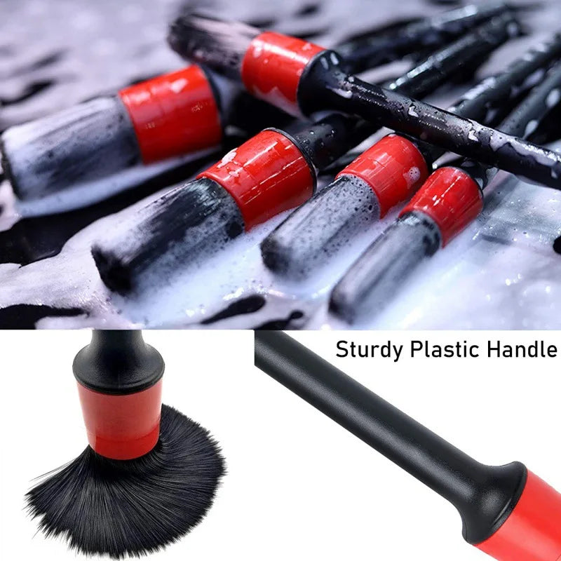 14Set of Car Vent Details Gap Brush Gap Detail Brush Car Cleaning Brush Set
