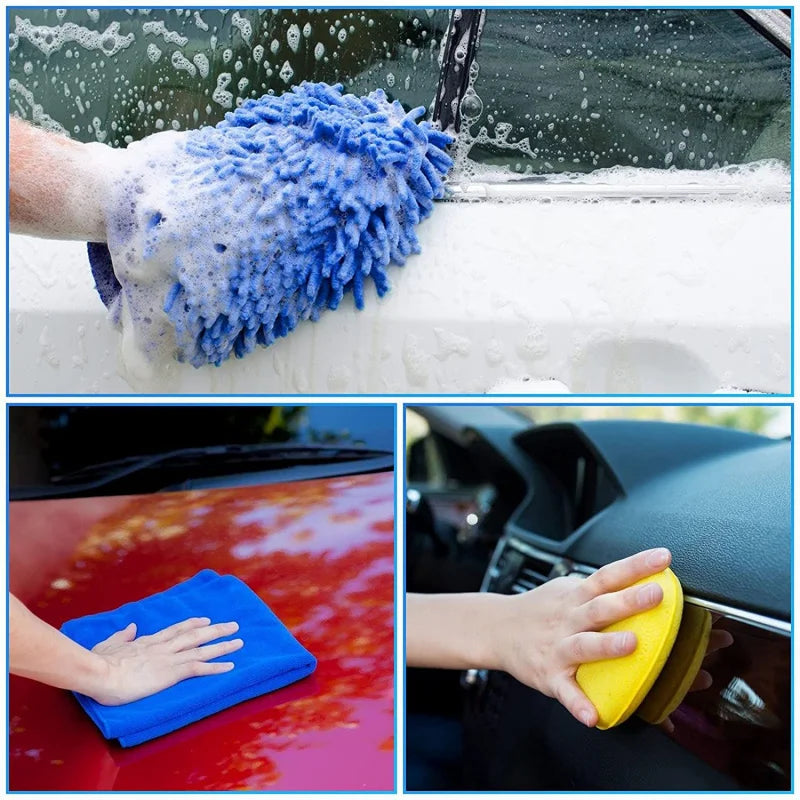 14Set of Car Vent Details Gap Brush Gap Detail Brush Car Cleaning Brush Set