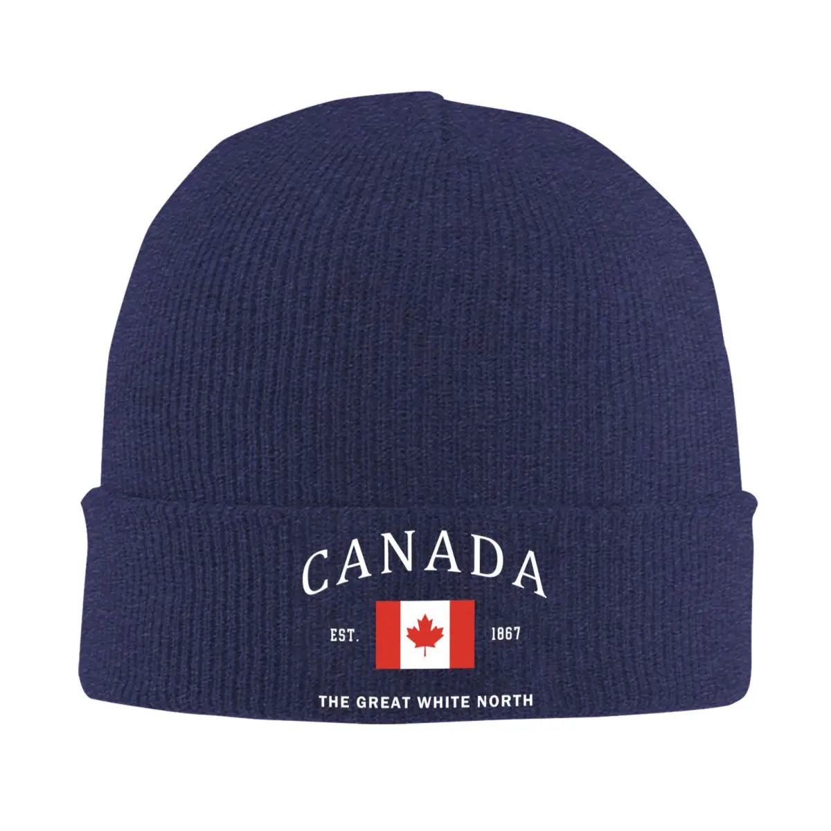 Canada Flag Skullies Beanies Caps Unisex Winter Warm Knitting Hat Men Women Street Adult Canadian Patriotic Pride Bonnet Hats