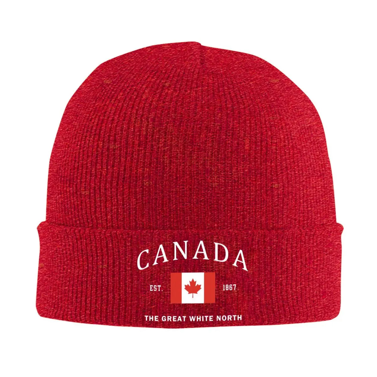 Canada Flag Skullies Beanies Caps Unisex Winter Warm Knitting Hat Men Women Street Adult Canadian Patriotic Pride Bonnet Hats