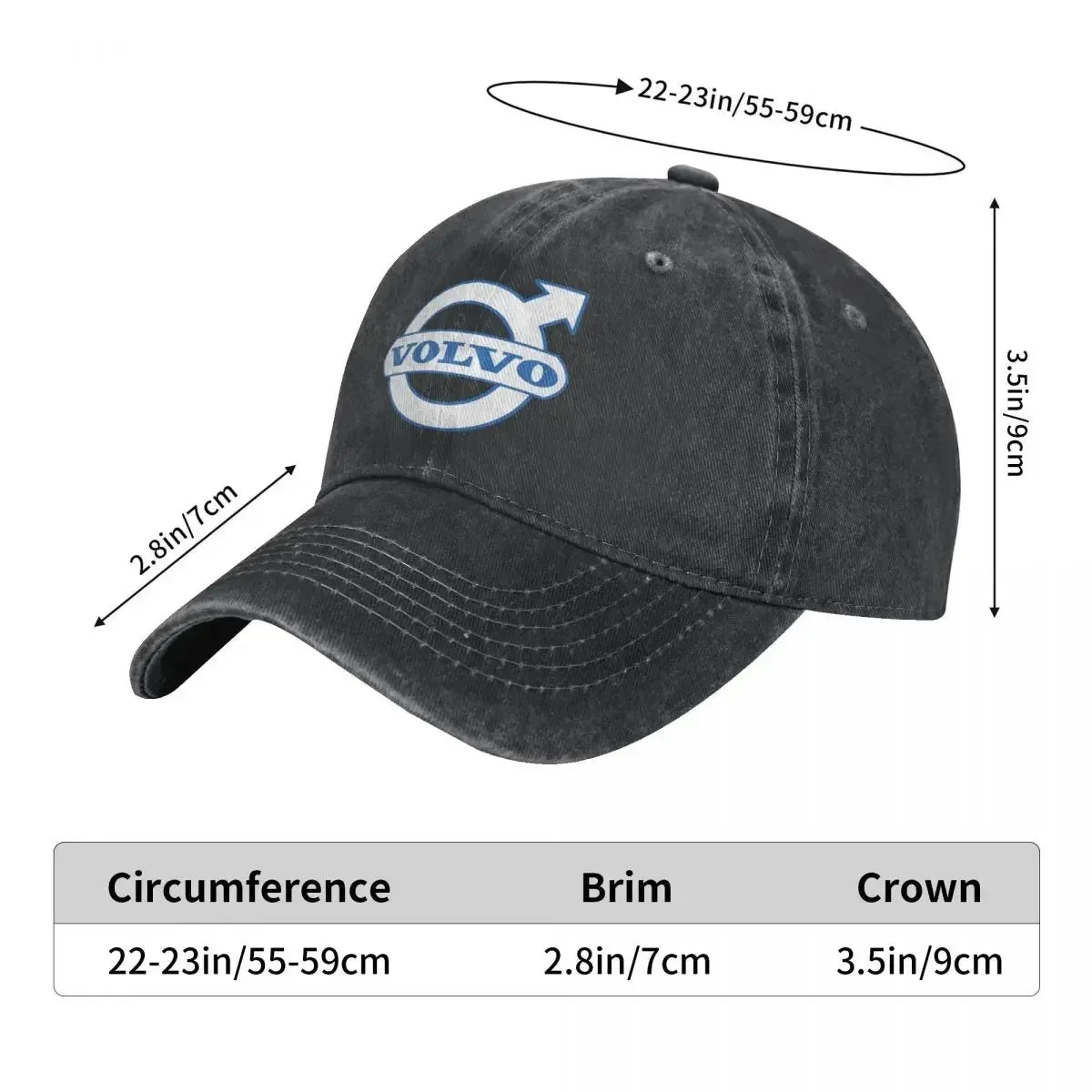 Car Baseball Cap for Men cotton Hats Adjustable Hat Fashion Casual Cap Truck driver Hat For Volvo XC90 V90 V60 XC60 V40 S80 S60