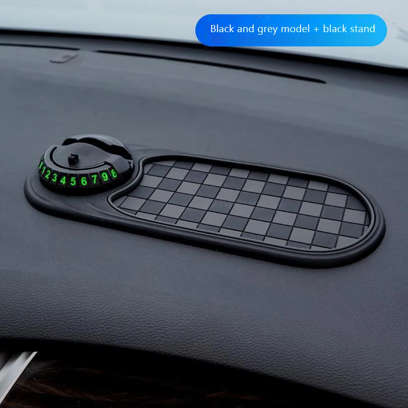 2 in 1 Dashboard Anti Slip Mat with Phone Mount 360-Degree Rotation Car Phone Holder Non-Slip Adhesive Mat for Car